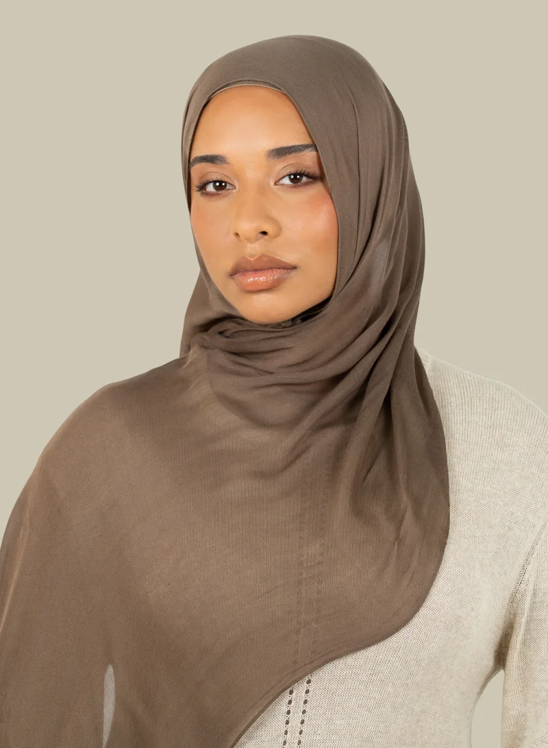 سيلكروز حجاب موكا منسوج بإحكام